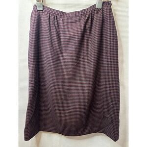 Pendleton Vintage Wool Skirt  Classic Tailored Pease See Measurements 'Preppy'